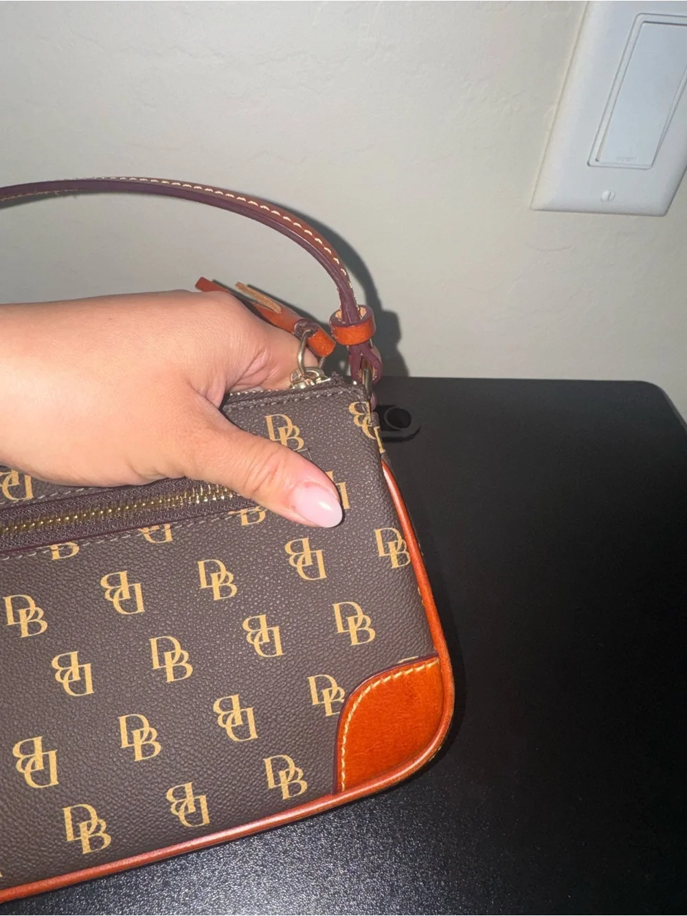 Dooney & Bourke Gretta Slim Crossbody Brown T’moro